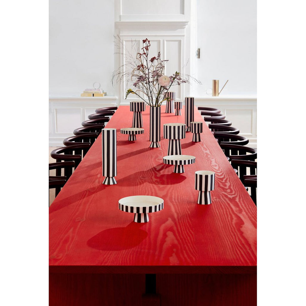 TOPPU SERVIERPLATTE (SCHWARZ/WEIß) - Ø20cm