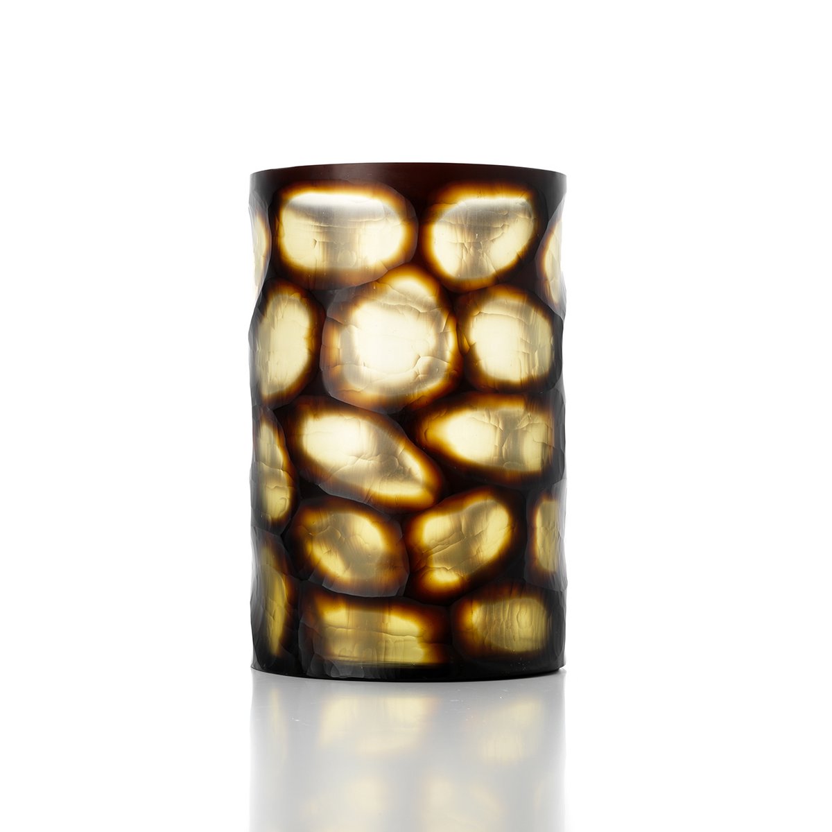 VAGUE DORÉE VASE - 36cm