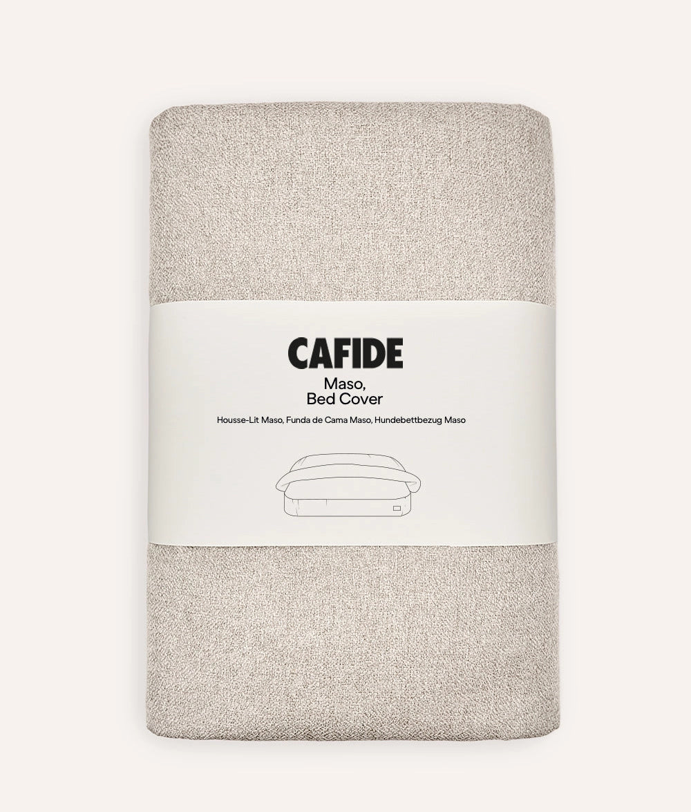 MASO HUNDEBETT WECHSELBEZUG CHENILLE (BEIGE)