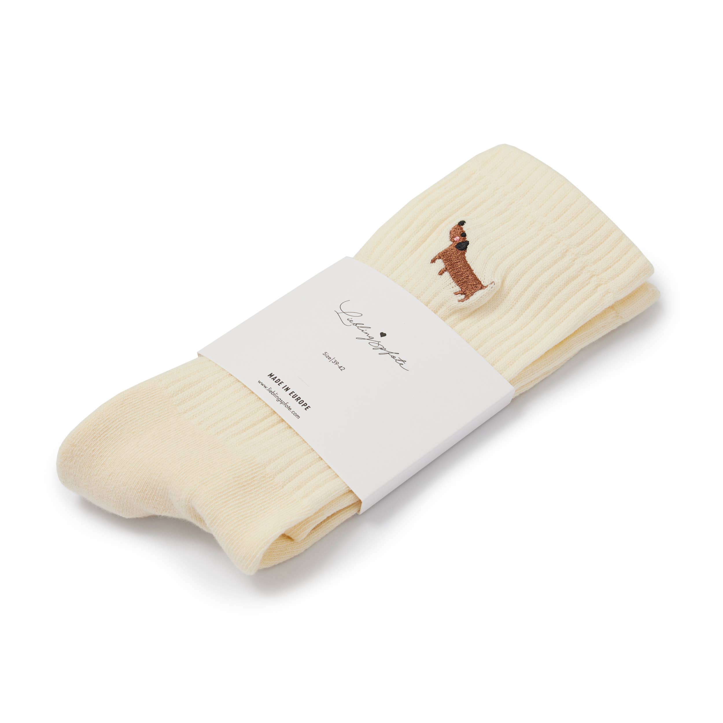 BESTICKTE DACKELSOCKEN