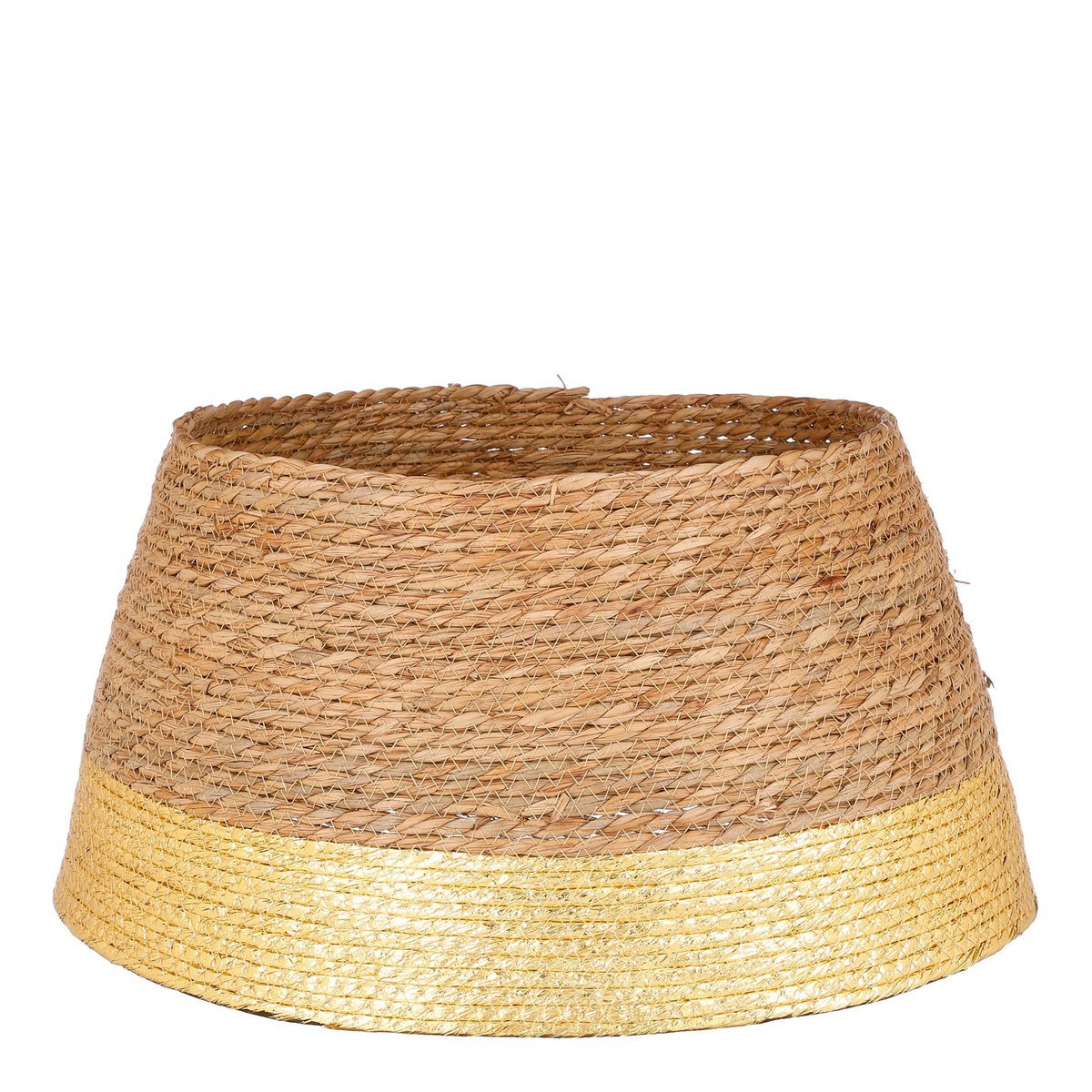 WEIHNACHTSBAUMROCK AUS SEEGRAS (GOLD) - Ø50 cm