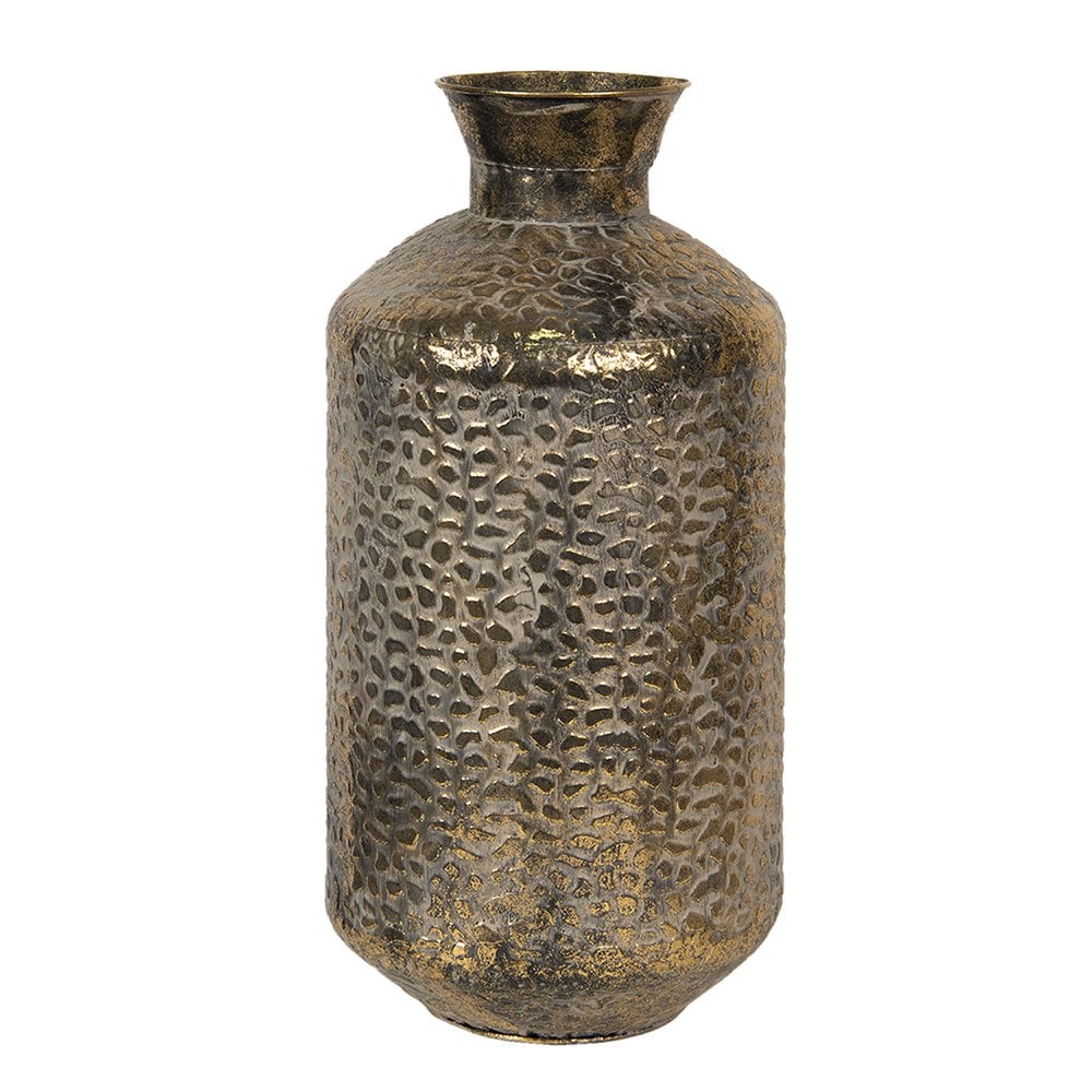 GOLDFARBENE METALLVASE - 56cm