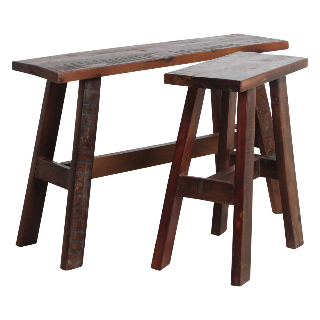 BANK AUS RECYCELTEM HOLZ - 85cm