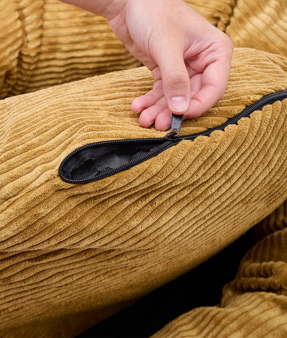 NUBA HUNDEBETT WECHSELBEZUG CORD (SENF)