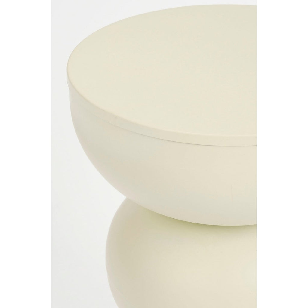 LUNA BEISTELLTISCH (WEIß) - Ø32 cm