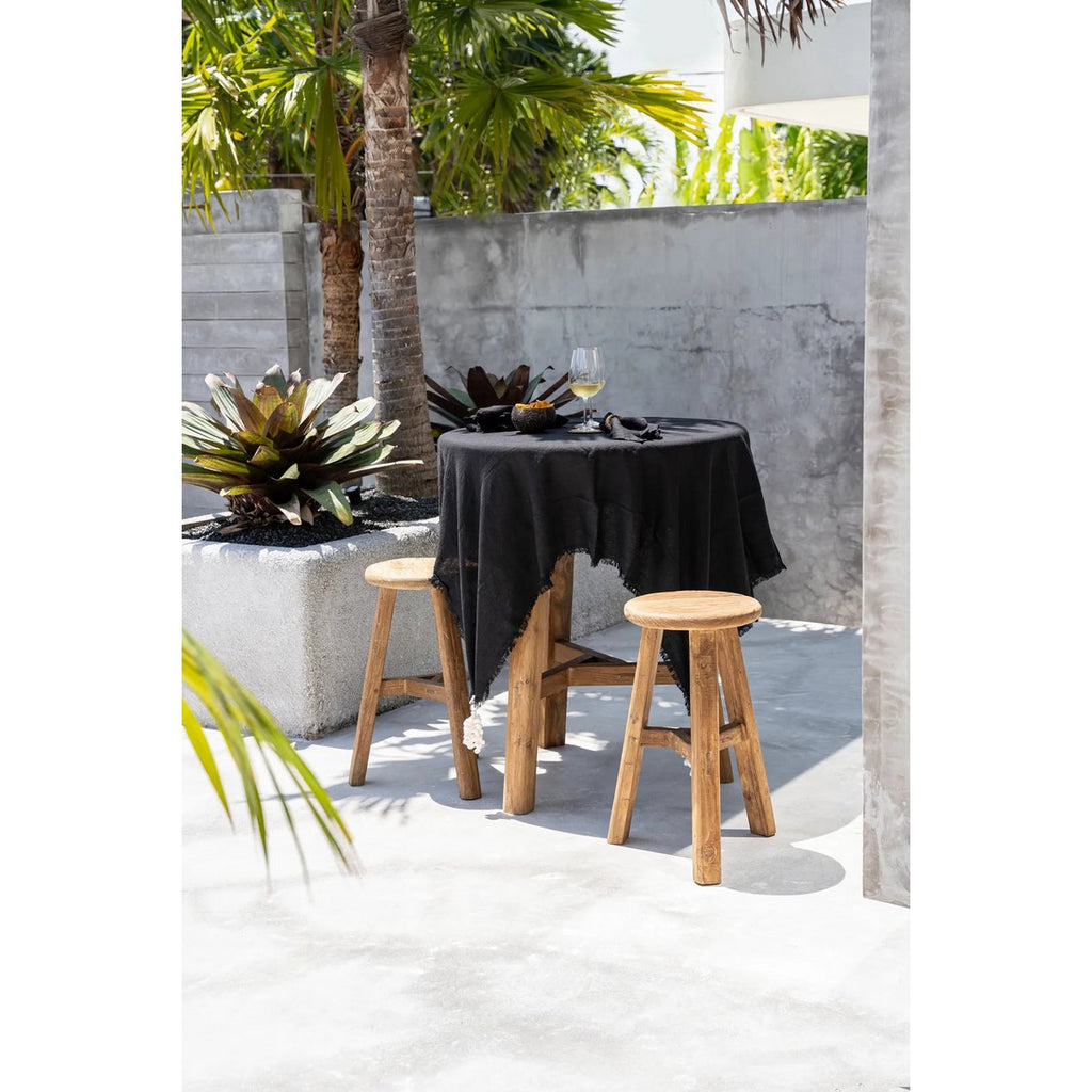 LEINENTISCHDECKE (SCHWARZ) - 150x200cm