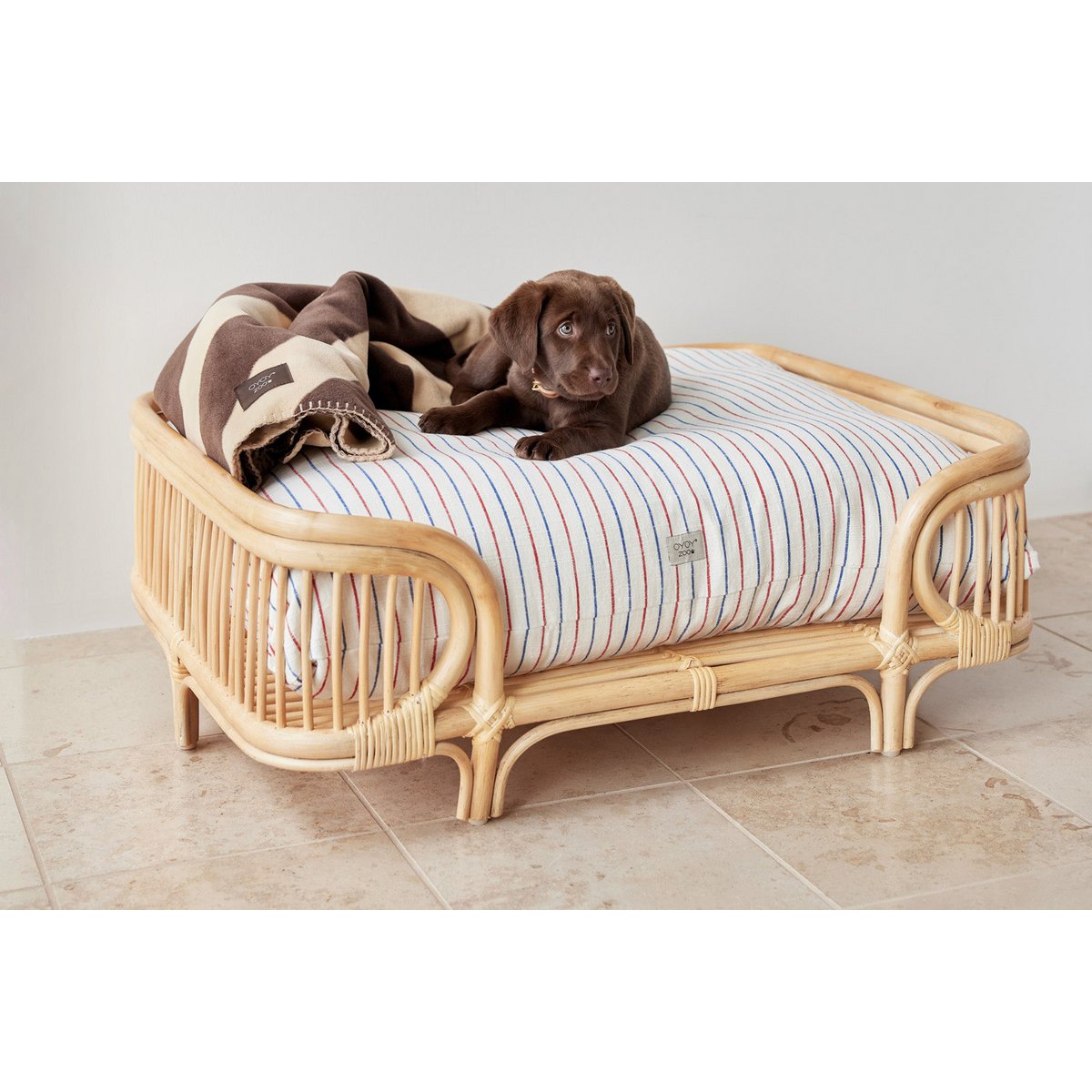 KAYA HUNDEDECKE (BRAUN/BEIGE) - 150x140cm