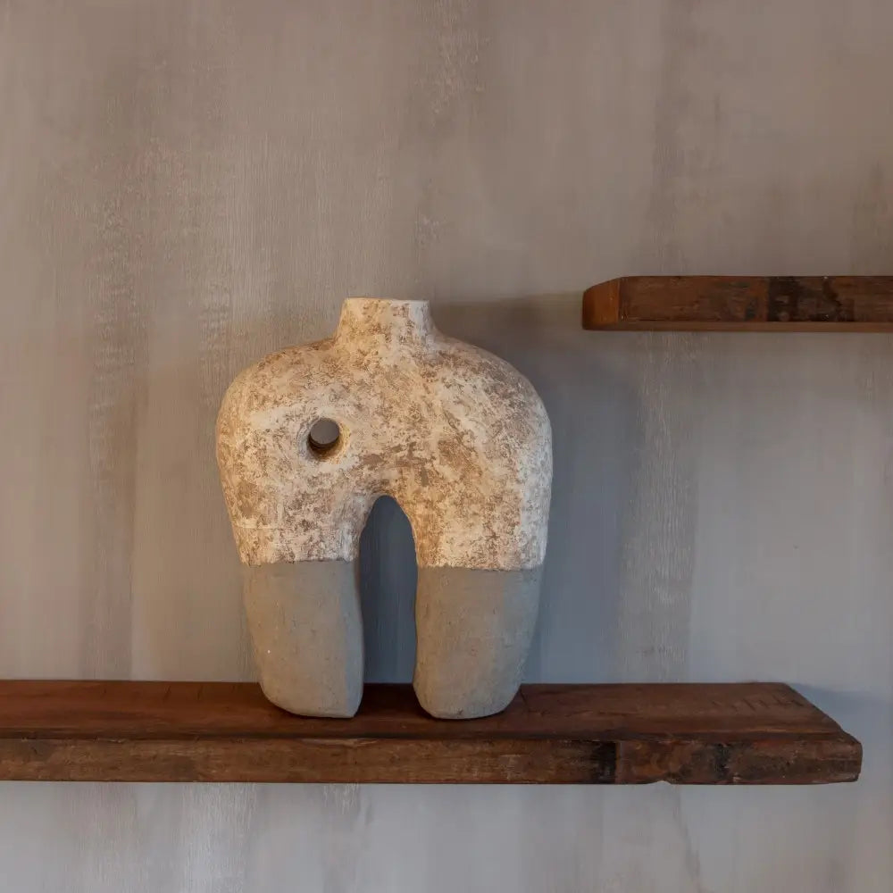 PAPPMACHÉ VASE OKAYA - 35cm