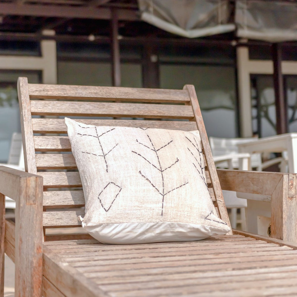 HANDGEWEBTER KISSENBEZUG