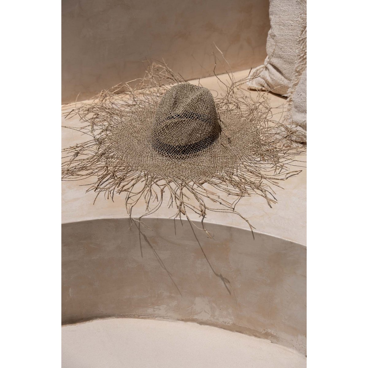 STRANDHUT AUS SEEGRAS