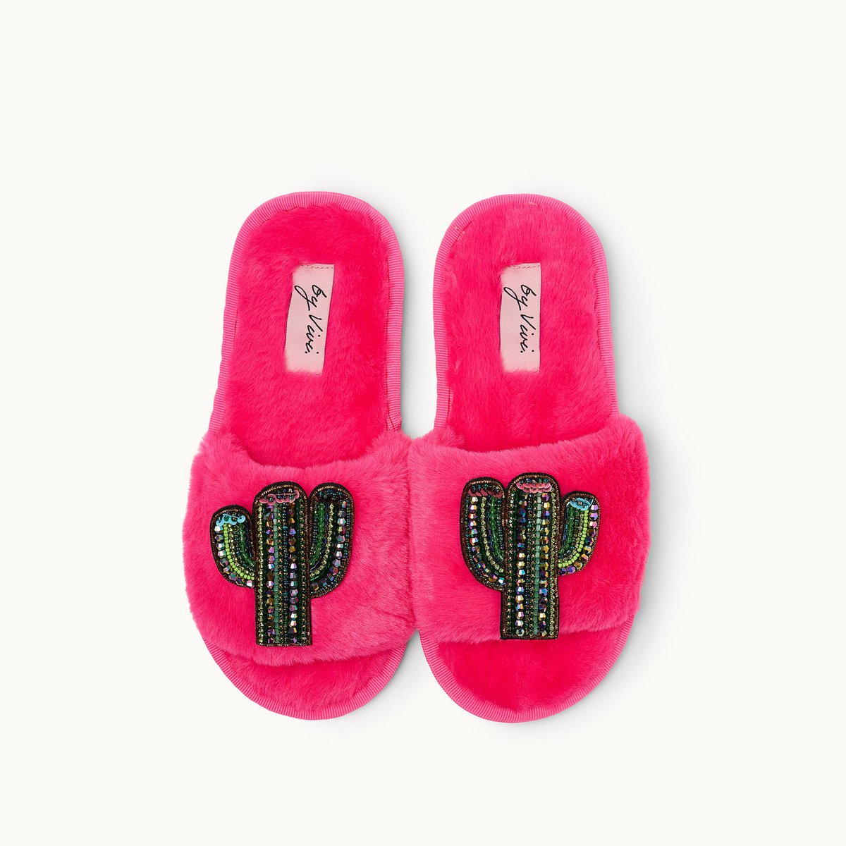 BROSCHEN FÜR SLIPPER - KAKTUS (2 Stk.)