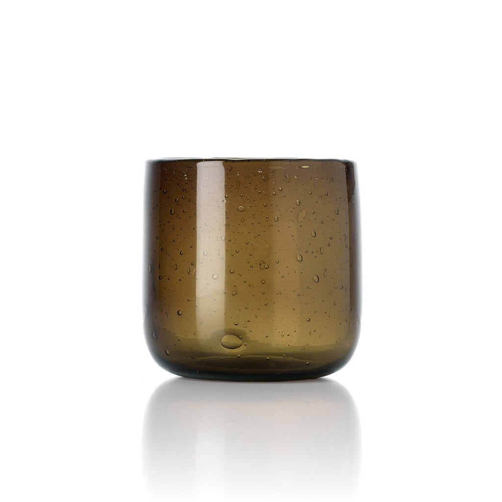 HANDGEFORMTER ÉCLAR COGNAC KERZENHALTER - 9cm