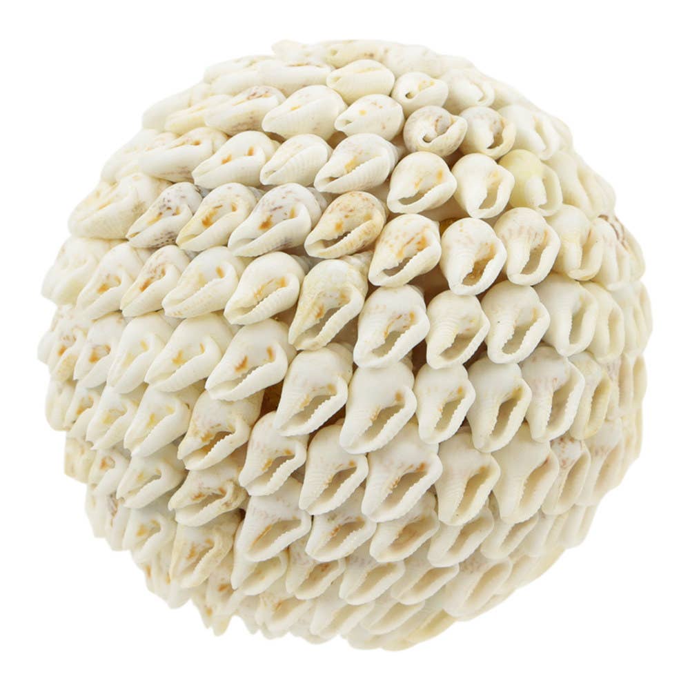 DEKO-KUGEL AUS MUSCHELN - 8cm