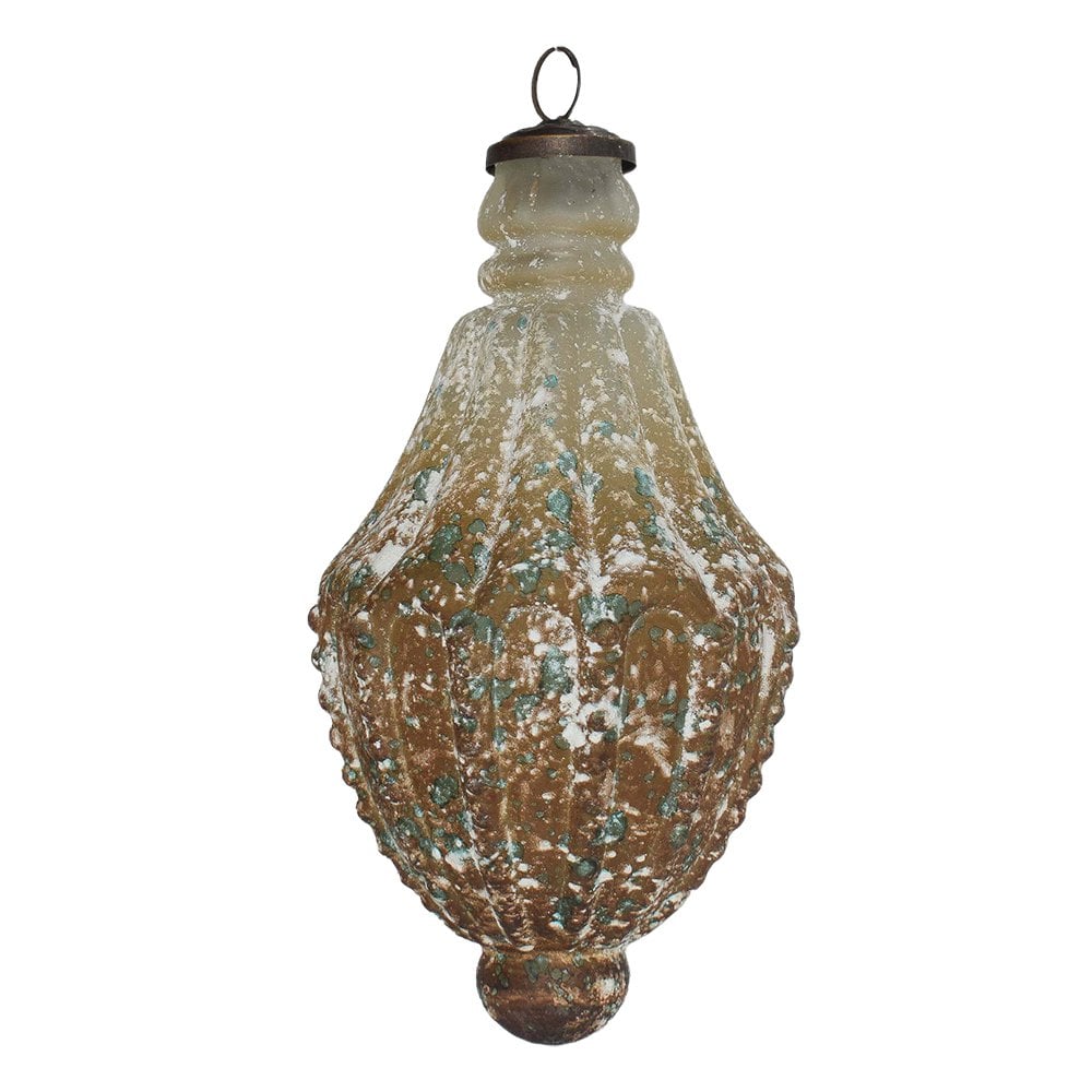 WEIHNACHTSKUGEL XL BRAUN - 21 cm