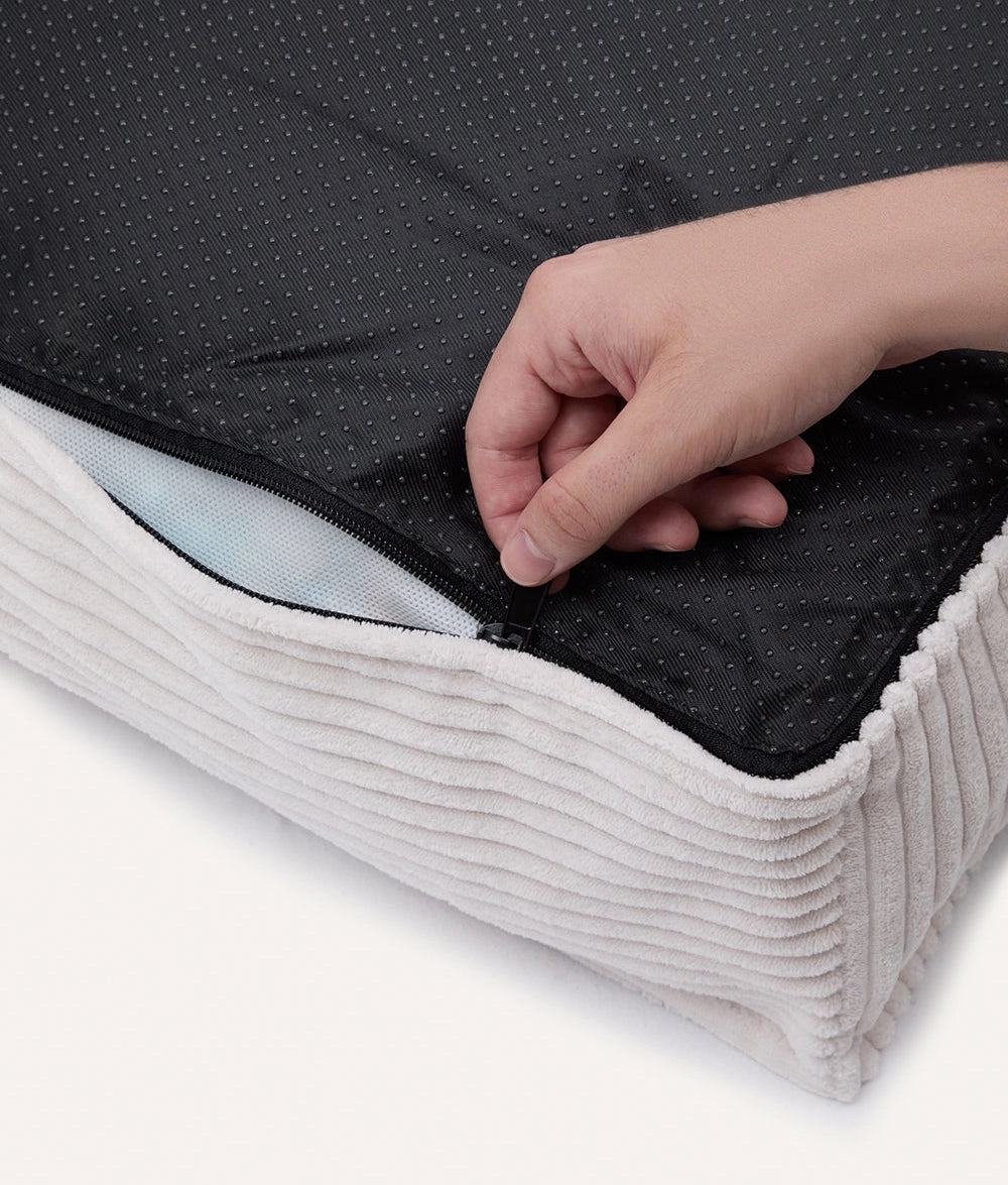 CUADRA HUNDEBETT WECHSELBEZUG CORD (WEIß)