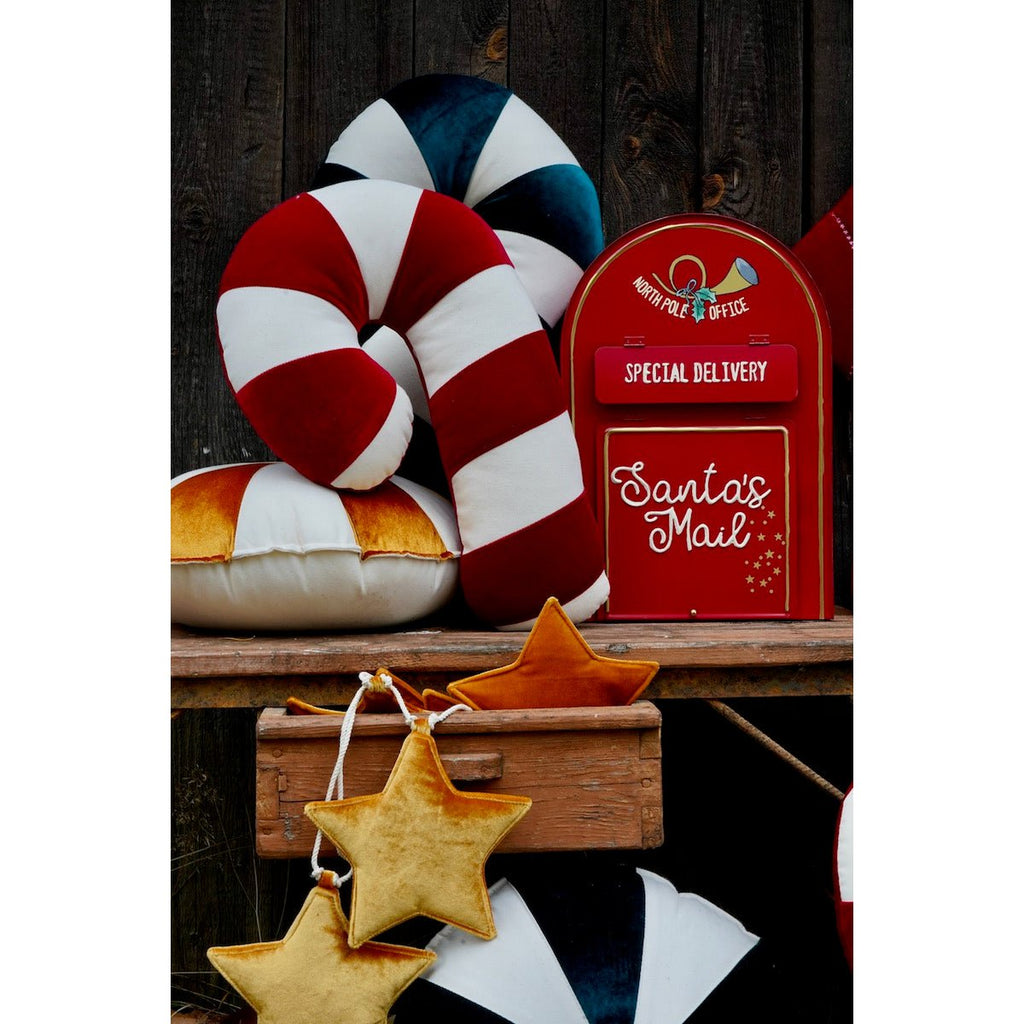 ZUCKERSTANGENKISSEN (ROT) - 45cm
