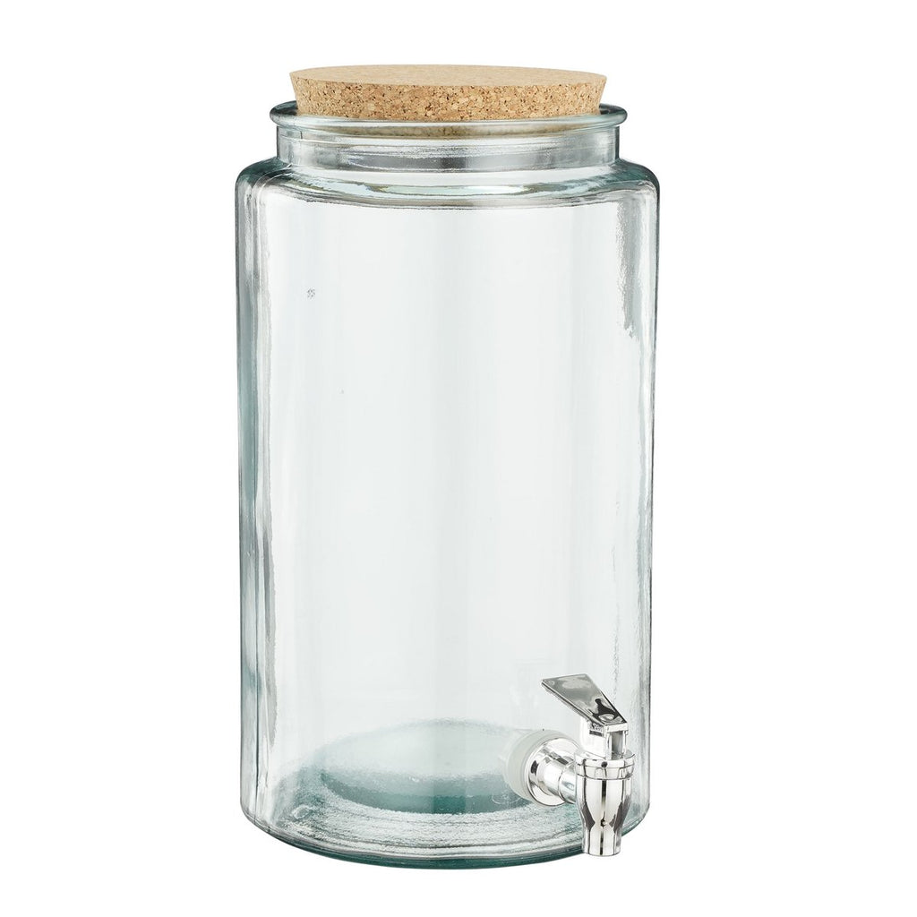 GETRÄNKESPENDER AUS RECYCELTEM GLAS