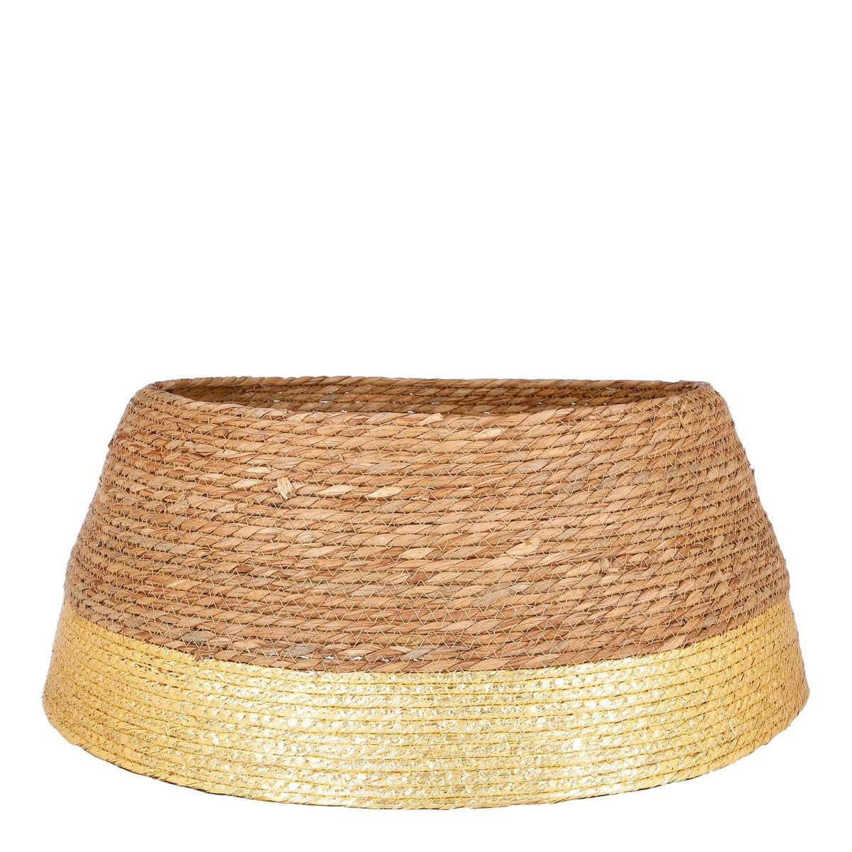 WEIHNACHTSBAUMROCK AUS SEEGRAS (GOLD) - Ø58 cm