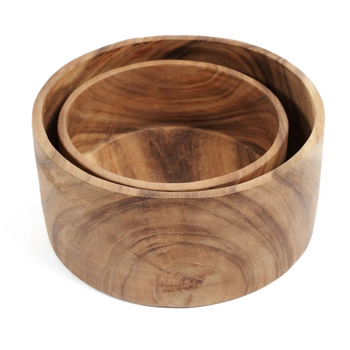 SALATSCHÜSSEL AUS SUARHOLZ - 25cm