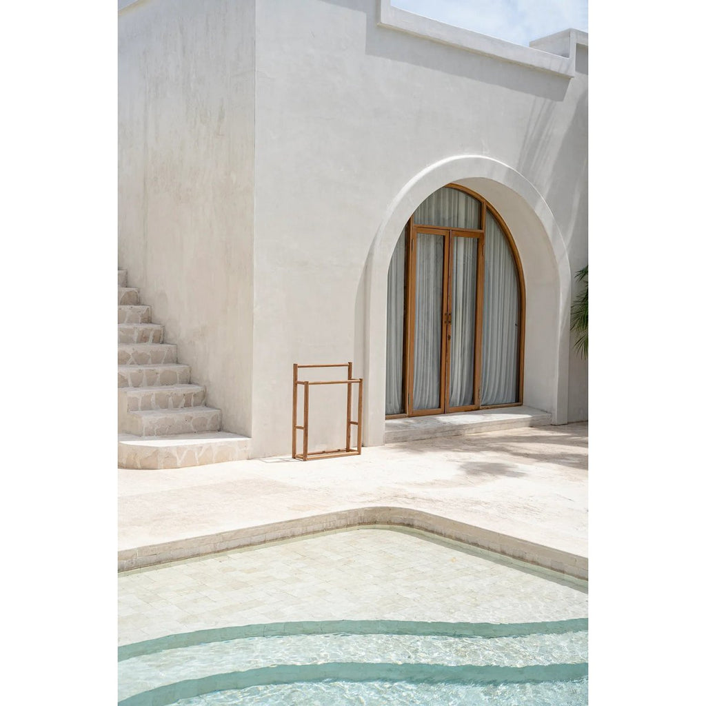 HANDTUCHHALTER AUS TEAKHOLZ