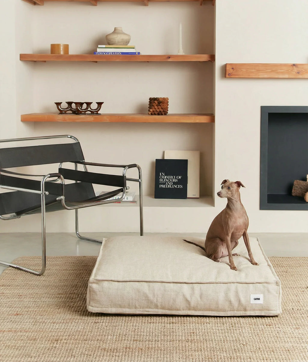 CUADRA HUNDEBETT AUS LEINEN