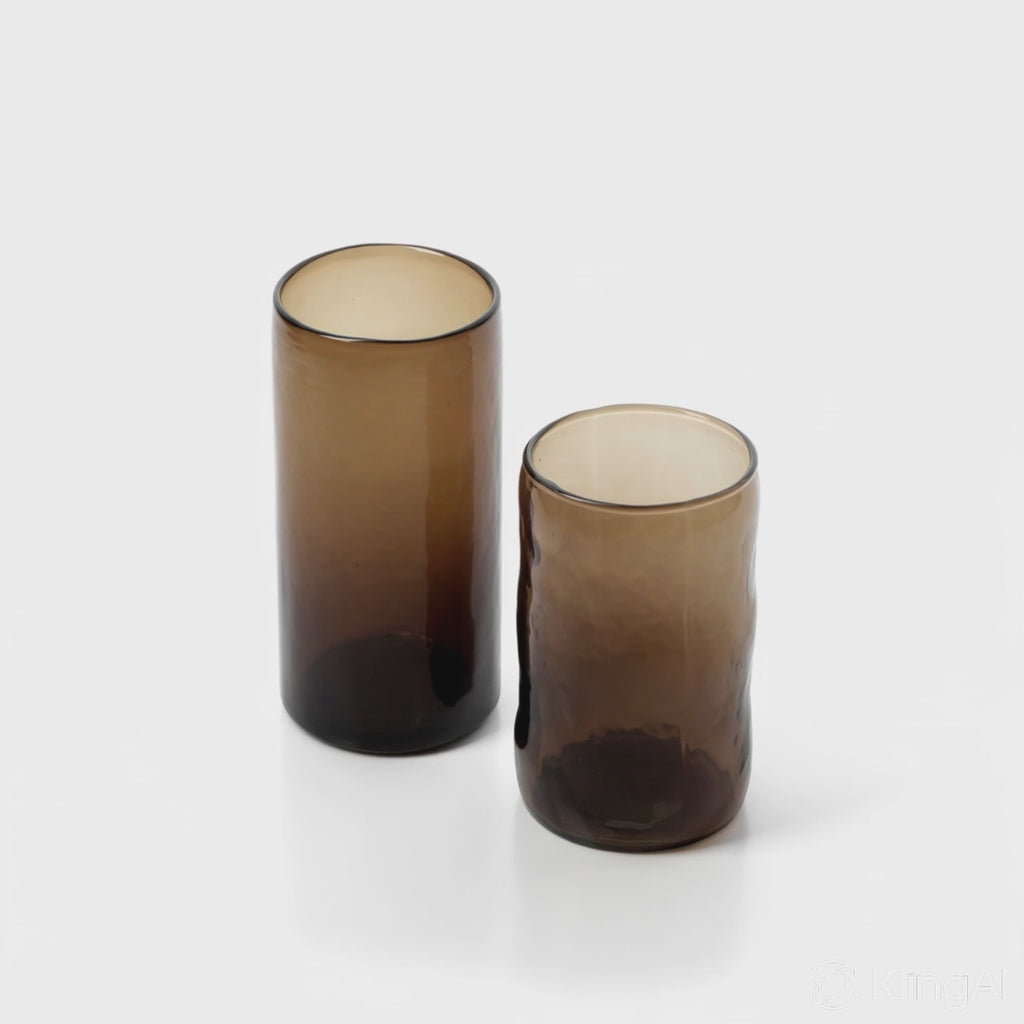 HANDGEFERTIGTER GLASBECHER - 10cm