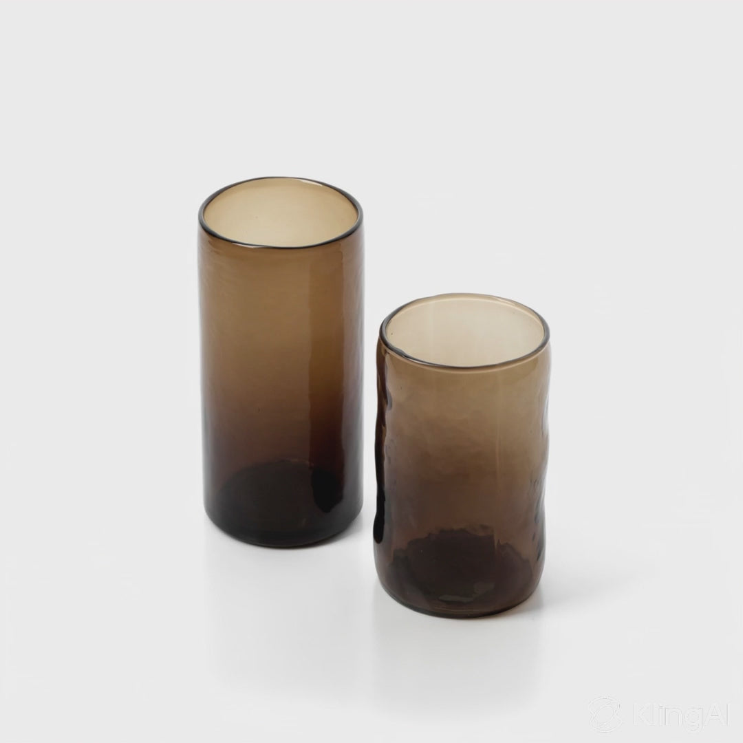 HANDGEFERTIGTER GLASBECHER - 10cm