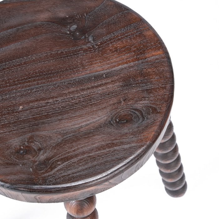 DANGO HOCKER AUS MANGOHOLZ