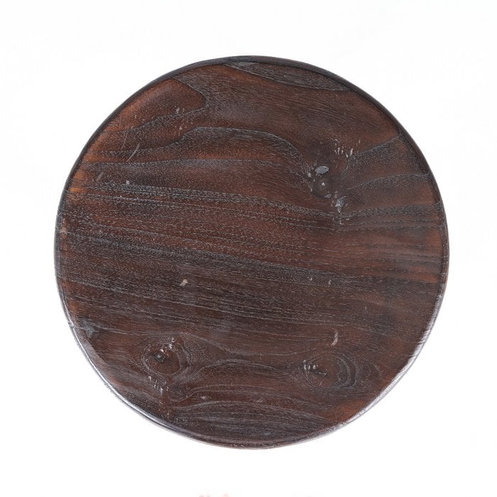 DANGO HOCKER AUS MANGOHOLZ