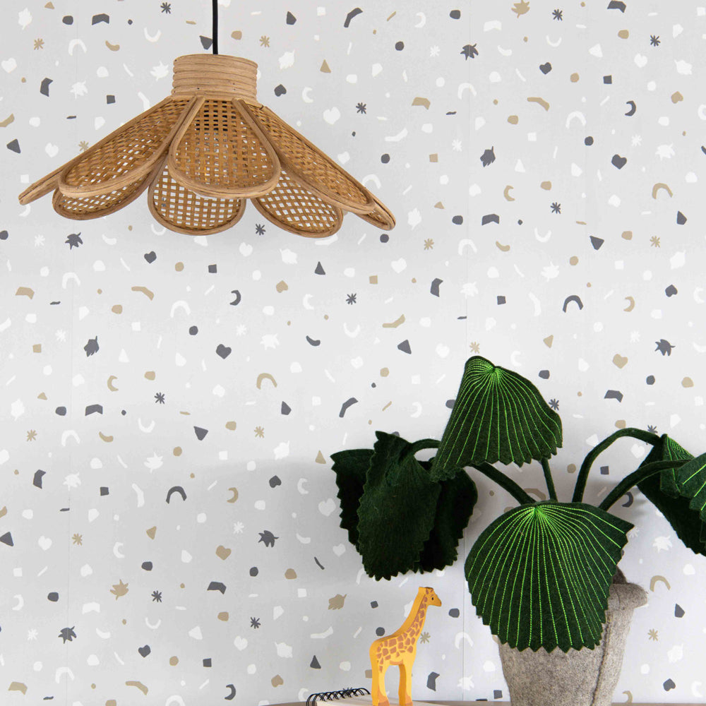 Flora Hängeleuchte aus Rattan - Ansicht 4