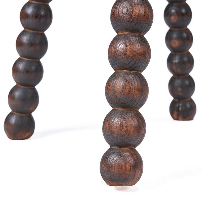 DANGO HOCKER AUS MANGOHOLZ