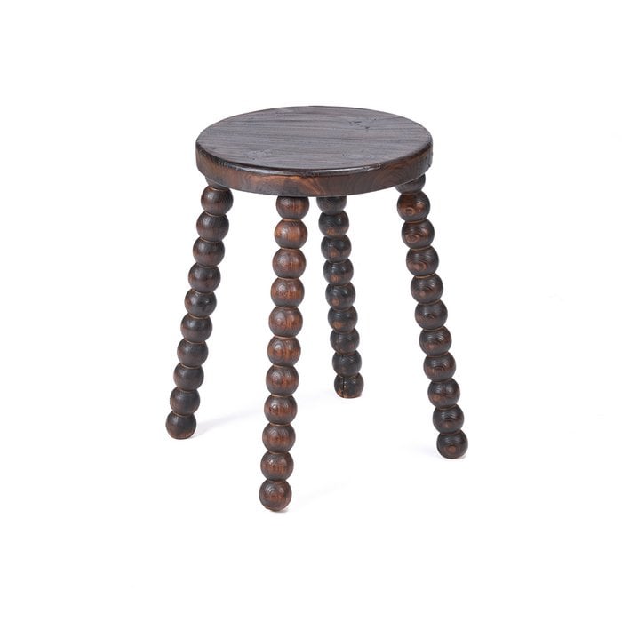 DANGO HOCKER AUS MANGOHOLZ