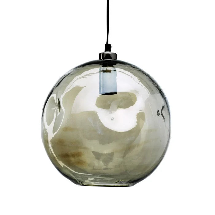 BUBBELLA MUNDGEBLASENE PENDELLEUCHTE (GRAU/GRÜN)
