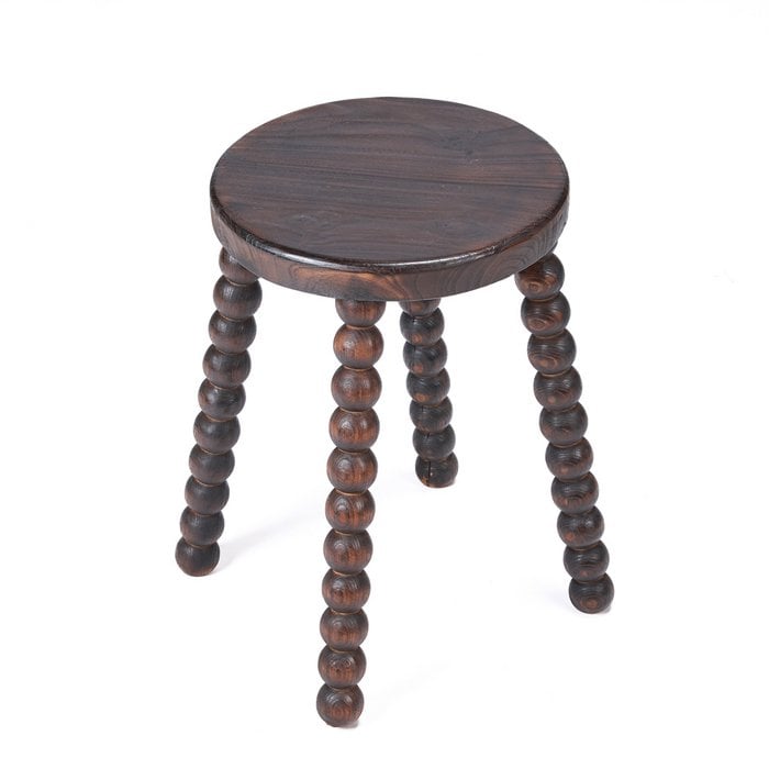 DANGO HOCKER AUS MANGOHOLZ
