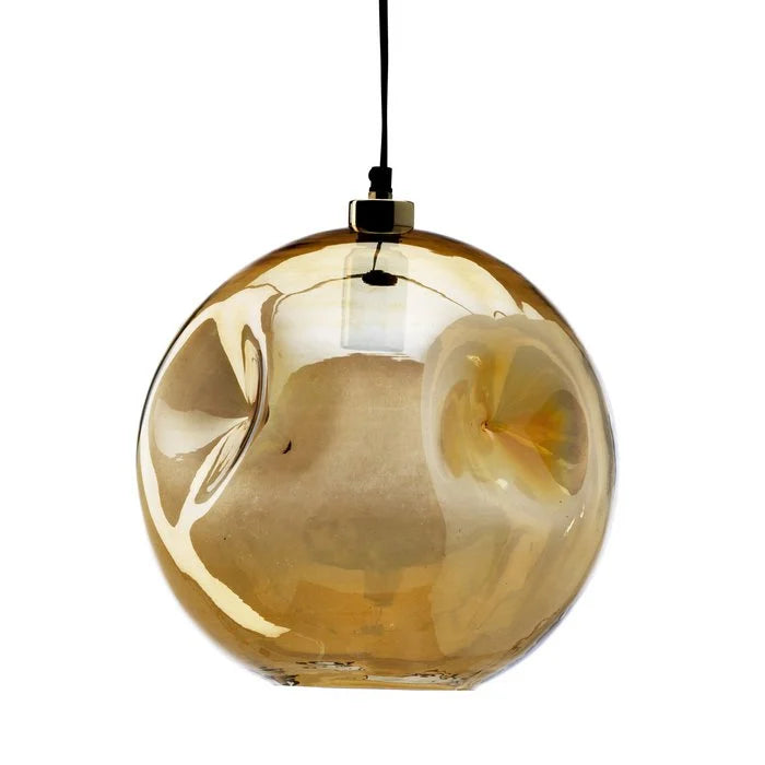 BUBBELLA MUNDGEBLASENE PENDELLEUCHTE (GOLD)