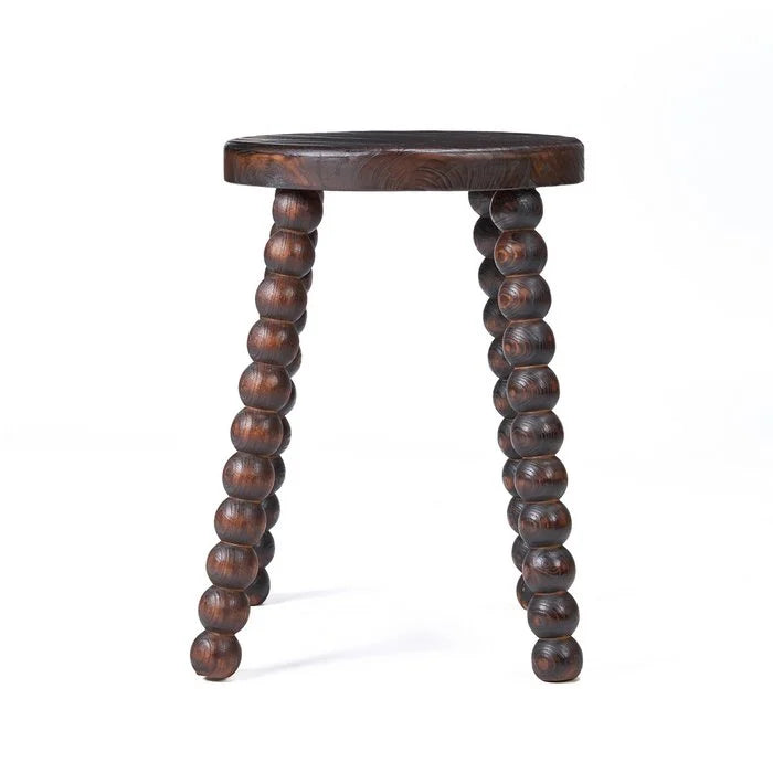 DANGO HOCKER AUS MANGOHOLZ