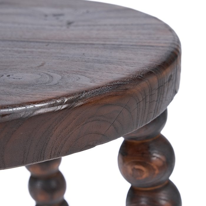 DANGO HOCKER AUS MANGOHOLZ