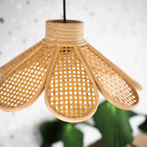 Flora Hängeleuchte aus Rattan - Ansicht 3