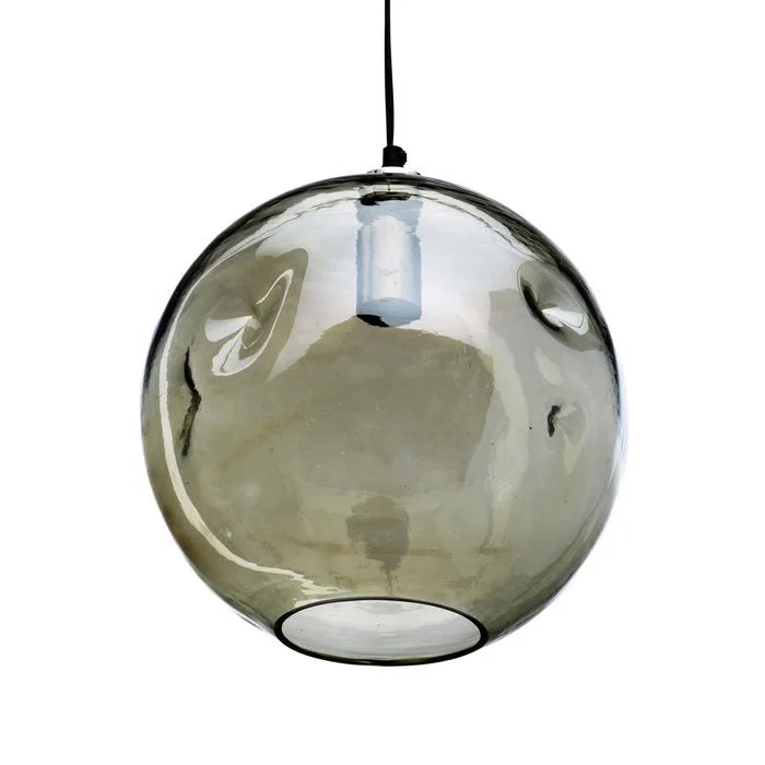 BUBBELLA MUNDGEBLASENE PENDELLEUCHTE (GRAU/GRÜN)