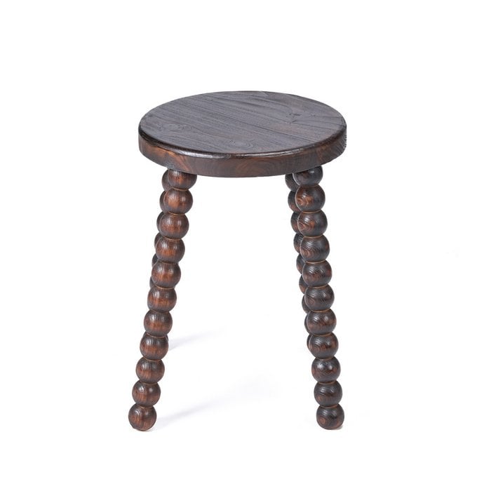 DANGO HOCKER AUS MANGOHOLZ